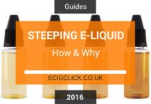 Guide To Steeping Eliquid and E Juice