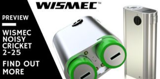 WISMEC Noisy Cricket 2-25 Preview